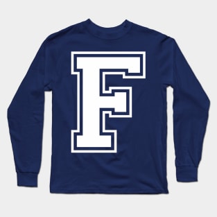 College Letterman F Long Sleeve T-Shirt